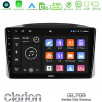 Clarion Gl700 Lite Series Jeep Grand Cherokee 2005-2007 8core Android11 6+128gb Navigation Multimedia Tablet 10″ με Carplay & Android Auto με Carplay & Android Auto u-G76l-Jp1701