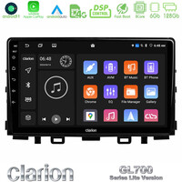 Clarion Gl700 Lite Series 8core Android11 6+128gb kia Stonic Navigation Multimedia Tablet 9 με Carplay &Amp; Android Auto u-G76l-Ki0545