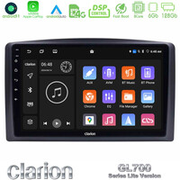 Clarion Gl700 Lite Series 8core Android11 6+128gb Mercedes Vito 2015-2021 Navigation Multimedia Tablet 10 με Carplay &Amp; Android Auto u-G76l-Mb0779