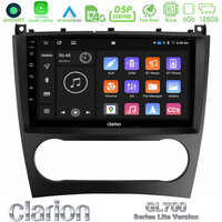 Clarion Gl700 Lite Series 8core Android11 6+128gb Mercedes W203 Facelift Navigation Multimedia Tablet 9 με Carplay &Amp; Android Auto u-G76l-Mb0926