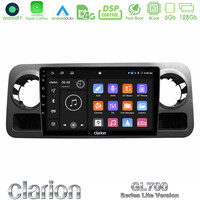 Clarion Gl700 Lite Series 8core Android11 6+128gb Mercedes Sprinter W907 Navigation Multimedia Tablet 10 με Carplay &Amp; Android Auto u-G76l-Mb1463