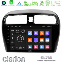 Clarion Gl700 Lite Series 8core Android11 6+128gb Mitsubishi Space Star 2013-2016 Navigation Multimedia Tablet 9 με Carplay &Amp; Android Auto u-G76l-Mt0602