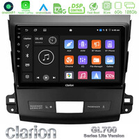Clarion Gl700 Lite Series 8core Android11 6+128gb Mitsubishi Outlander/citroen c-Crosser/peugeot 4007 Navigation Multimedia Tablet 9 με Carplay &Amp; Android Auto u-G76l-Mt662