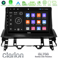 Clarion Gl700 Lite Series 8core Android11 6+128gb Mazda6 2002-2006 Navigation Multimedia Tablet 10 με Carplay &Amp; Android Auto u-G76l-Mz1213