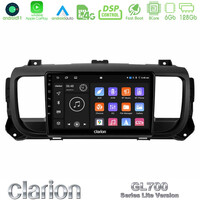 Clarion Gl700 Lite Series 8core Android11 6+128gb Citroen/peugeot/opel/toyota Navigation Multimedia Tablet 9 με Carplay &Amp; Android Auto u-G76l-Pg0950
