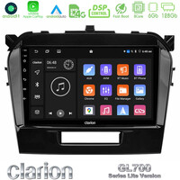 Clarion Gl700 Lite Series 8core Android11 6+128gb Suzuki Vitara 2015-2021 Navigation Multimedia Tablet 9 με Carplay &Amp; Android Auto u-G76l-Sz0162