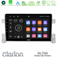 Clarion Gl700 Lite Series 8core Android11 6+128gb Suzuki Grand Vitara Navigation Multimedia Tablet 9 με Carplay &Amp; Android Auto u-G76l-Sz0630