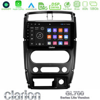 Clarion Gl700 Lite Series 8core Android11 6+128gb Suzuki Jimny 2007-2017 Navigation Multimedia Tablet 9 με Carplay &Amp; Android Auto u-G76l-Sz0874