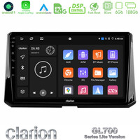 Clarion Gl700 Lite Series 8core Android11 6+128gb Toyota Corolla 2019-2022 Navigation Multimedia Tablet 9 με Carplay &Amp; Android Auto u-G76l-Ty0597