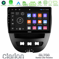 Clarion Gl700 Lite Series 8core Android11 6+128gb Toyota Aygo/citroen C1/peugeot 107 Navigation Multimedia Tablet 10 με Carplay &Amp; Android Auto u-G76l-Ty0866