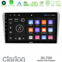 Clarion Gl700 Lite Series 8core Android11 6+128gb Toyota Avensis t25 02/2003–2008 Navigation Multimedia Tablet 9 με Carplay &Amp; Android Auto u-G76l-Ty412n