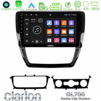 Clarion Gl700 Lite Series 8core Android11 6+128gb vw Jetta Navigation Multimedia Tablet 10 με Carplay &Amp; Android Auto u-G76l-Vw0001