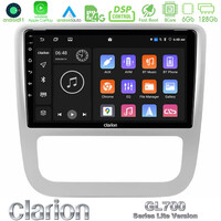 Clarion Gl700 Lite Series 8core Android11 6+128gb vw Scirocco 2008-2014 Navigation Multimedia Tablet 9 με Carplay &Amp; Android Auto u-G76l-Vw0057sl