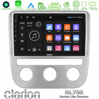 Clarion Gl700 Lite Series 8core Android11 6+128gb vw Scirocco 2008-2014 Navigation Multimedia Tablet 9 με Carplay &Amp; Android Auto u-G76l-Vw0084
