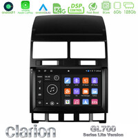 Clarion Gl700 Lite Series 8core Android11 6+128gb vw Touareg 2002 – 2010 Navigation Multimedia Tablet 9 με Carplay &Amp; Android Auto u-G76l-Vw0849