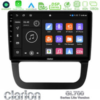 Clarion Gl700 Lite Series 8core Android11 6+128gb vw Jetta Navigation Multimedia Tablet 10 με Carplay &Amp; Android Auto u-G76l-Vw087t