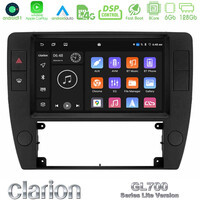 Clarion Gl700 Lite Series 8core Android11 6+128gb vw Passat b5 2001-2005 Navigation Multimedia Tablet 9 με Carplay &Amp; Android Auto u-G76l-Vw1370