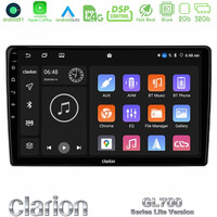 Clarion Gl700 Lite Series 8core Android11 2+32gb Navigation Multimedia Tablet 10 με Carplay &Amp; Android Auto u-G72l-10