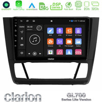 Clarion Gl700 Lite Series 8core Android11 2+32gb bmw 1series E81/e82/e87/e88 (Auto A/c) Navigation Multimedia Tablet 9 με Carplay &Amp; Android Auto u-G72l-Bm1012
