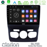 Clarion Gl700 Lite Series 8core Android11 2+32gb Citroen c4l Navigation Multimedia Tablet 10 με Carplay &Amp; Android Auto u-G72l-Ct0131