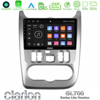 Clarion Gl700 Lite Series 8core Android11 2+32gb Dacia Duster/sandero/logan Navigation Multimedia Tablet 9 με Carplay &Amp; Android Auto u-G72l-Dc0766