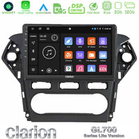 Clarion Gl700 Lite Series 8core Android11 2+32gb Ford Mondeo 2011-2014 Navigation Multimedia Tablet 9 με Carplay &Amp; Android Auto u-G72l-Fd0920
