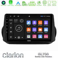 Clarion Gl700 Lite Series 8core Android11 2+32gb Fiat Fiorino/citroen Nemo/peugeot Bipper Navigation Multimedia Tablet 9 με Carplay &Amp; Android Auto u-G72l-Ft1025