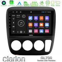 Clarion Gl700 Lite Series 8core Android11 2+32gb Honda crv 1997-2001 Navigation Multimedia Tablet 9 με Carplay &Amp; Android Auto u-G72l-Hd0935