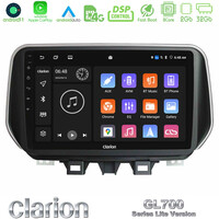 Clarion Gl700 Lite Series 8core Android11 2+32gb Hyundai Ix35 Navigation Multimedia Tablet 10 με Carplay &Amp; Android Auto u-G72l-Hy0609