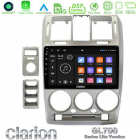 Clarion Gl700 Lite Series Hyundai Getz 2002-2009 8core Android11 2+32gb Navigation Multimedia Tablet 9″ με Carplay & Android Auto με Carplay & Android Auto u-G72l-Hy1146s