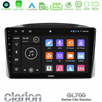 Clarion Gl700 Lite Series Jeep Grand Cherokee 2005-2007 8core Android11 2+32gb Navigation Multimedia Tablet 10″ με Carplay & Android Auto με Carplay & Android Auto u-G72l-Jp1701