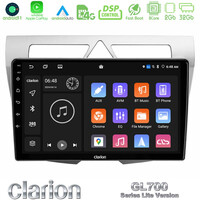 Clarion Gl700 Lite Series 8core Android11 2+32gb kia Picanto Navigation Multimedia Tablet 9 με Carplay &Amp; Android Auto u-G72l-Ki0850
