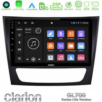 Clarion Gl700 Lite Series 8core Android11 2+32gb Mercedes e Class / cls Class Navigation Multimedia Tablet 9 με Carplay &Amp; Android Auto u-G72l-Mb0760