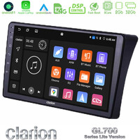 Clarion Gl700 Lite Series 8core Android11 2+32gb Nissan Navara d40 Navigation Multimedia Tablet 9 με Carplay &Amp; Android Auto u-G72l-Ns1354