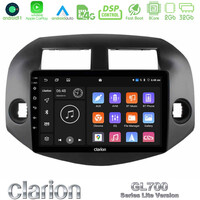 Clarion Gl700 Lite Series 8core Android11 2+32gb Toyota Rav4 2006-2012 Navigation Multimedia Tablet 10 με Carplay &Amp; Android Auto u-G72l-Ty0165
