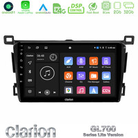 Clarion Gl700 Lite Series 8core Android11 2+32gb Toyota Rav4 2013-2018 Navigation Multimedia Tablet 9 με Carplay &Amp; Android Auto u-G72l-Ty0435
