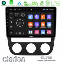 Clarion Gl700 Lite Series 8core Android11 2+32gb vw Jetta Navigation Multimedia Tablet 10 με Carplay &Amp; Android Auto u-G72l-Vw0394