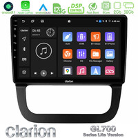 Clarion Gl700 Lite Series 8core Android11 2+32gb vw Jetta Navigation Multimedia Tablet 10 με Carplay &Amp; Android Auto u-G72l-Vw087t