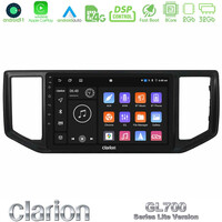 Clarion Gl700 Lite Series 8core Android11 2+32gb vw Amarok 2017-2022 Navigation Multimedia Tablet 9 με Carplay & Android Auto u-G72l-Vw1136