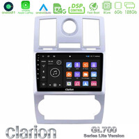 Clarion Gl700 Lite Series 8core Android11 6+128gb Chrysler 300c Navigation Multimedia Tablet 9 με Carplay &Amp; Android Auto u-G76l-Ch0743