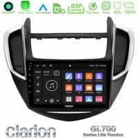 Clarion Gl700 Lite Series 8core Android11 6+128gb Chevrolet Trax 2013-2020 Navigation Multimedia Tablet 9 με Carplay &Amp; Android Auto u-G76l-Cv0053