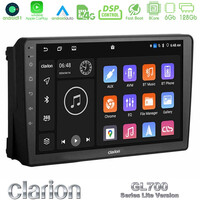 Clarion Gl700 Lite Series 8core Android11 6+128gb Ford 2007-&Gt; Navigation Multimedia Tablet 9 με Carplay &Amp; Android Auto u-G76l-Fd148n