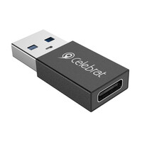 CELEBRAT αντάπτορας USB 3.0 σε USB-C CA-01, 3A, 5Gbps, μαύρος