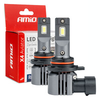 03768/AM ΛΑΜΠΕΣ LED HIR2 12V 44W 6.500K 3.936lm X4 SERIES AVIATOR PLUG & PLAY ΑΜΙΟ - 2 ΤΕΜ.