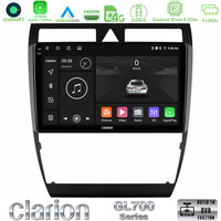 Clarion Gl700 Series 8core Android11 4+64gb Audi a6 (C5) 1997-2004 Navigation Multimedia Tablet 9 με Carplay &Amp; Android Auto u-gl7-Au0857