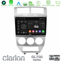 Clarion Gl700 Series 8core Android11 4+64gb Dodge Caliber 2006-2011 Navigation Multimedia Tablet 10 με Carplay &Amp; Android Auto u-gl7-Dg0707