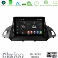 Clarion Gl700 Series 8core Android11 4+64gb Ford c-Max/kuga Navigation Multimedia Tablet 9 με Carplay &Amp; Android Auto u-gl7-Fd0047