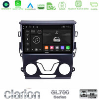 Clarion Gl700 Series 8core Android11 4+64gb Ford Mondeo 2014-2017 Navigation Multimedia Tablet 9 με Carplay &Amp; Android Auto u-gl7-Fd0106