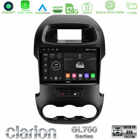 Clarion Gl700 Series 8core Android11 4+64gb Ford Ranger 2012-2016 Navigation Multimedia Tablet 9 με Carplay &Amp; Android Auto u-gl7-Fd0591