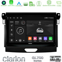 Clarion Gl700 Series 8core Android11 4+64gb Ford Ranger 2017-2022 Navigation Multimedia Tablet 9 με Carplay &Amp; Android Auto u-gl7-Fd0617